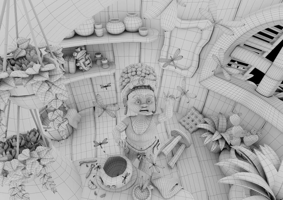 Environment wireframe