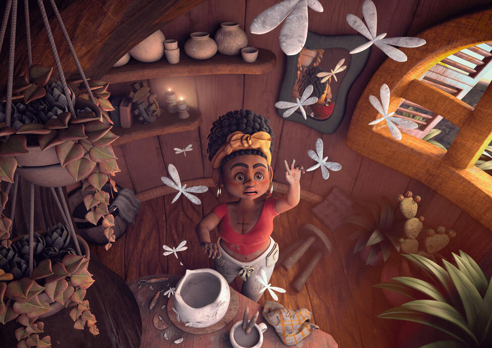 "Glazed" Environment render